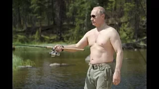 Vacationing anh fishing with Vladimir Putin in Siberia