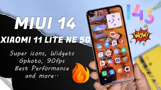 Finally MIUI 14 Available for Xiaomi 11 Lite NE 5G : Super icons, Widget, Best Performance (Mod)