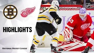 Детройт - Бостон / NHL Highlights | Bruins @ Red Wings 11/8/19