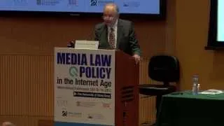 Day 1 Opening Keynote Speech: "Law Reform Now: Free Speech, Reputation and Media Intrusion"