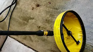 Pressure Washer Surface Cleaner Demo