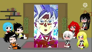 DxD + Goku+ Vegeta + Bulma reaccionan +algo especial