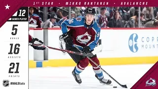 Mikko Rantanen earns first star of the month