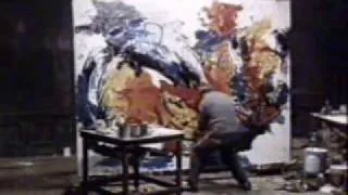 One more clip from  Karel Appel's studio