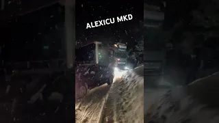 Audi A6 c6 pulls a shot stuck in the snow , Quattro POWER 🔝 ALEXICU MKD