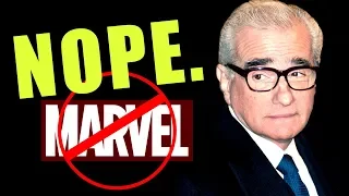 MARTIN SCORSESE DOESN'T THINK MARVEL IS REAL "CINEMA"
