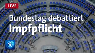 Bundestag debattiert erstmals über Impfpflicht