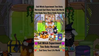 Evil Witch Experiment Two Baby Mermaid Sad Story Toca Life World Free Code Toca Boca Code Toca Life