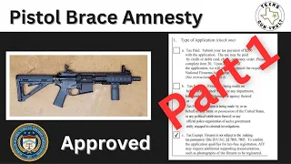 My pistol was approved by the ATF in the brace amnesty Part 1- What I know & answering FAQs