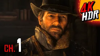 Red Dead Redemption 2 [4K/60fps HDR] (100%, All Side Missions) Part 1 - Outlaws from the West