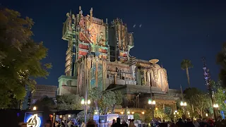 Guardians of the Galaxy Mission Breakout Full Ride through Disney California Adventure December 2022