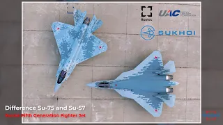 Developed Based on the Su-57, this is the Difference Between the Su-75 Checkmate and the Su-57