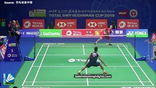 Victor Asxelxen aggressive play to beat Omlympic Champion | Victor Asxelxen vs Chen Long