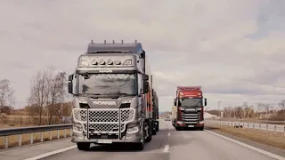 Scania 770 vs 730 head-to-head on Hallandsåsen