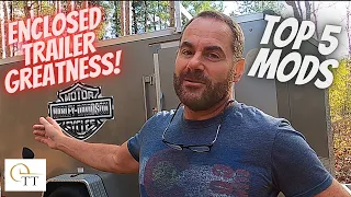 #106 Top 5 Enclosed Trailer Mods - Stealth Enclosed Trailer - Why an Enclosed Trailer is so Useful