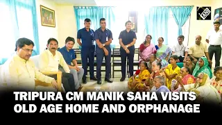 PM Modi Birthday: Tripura CM Manik Saha visits old age home and orphanage