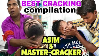 Skin Cracking, Finger, Neck cracking COMPILATION by MASTER CRACKER | ASIM BARBER | MANOJ MASTER