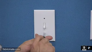 How To Secure Fabric Around Light Switches and Outlets - Fabricmate Fabric Wall Finishing System