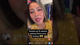 Madam Inutz Umaabot ng 2M viewers sa live selling pero lahat tambay lang.kahit isa walang nag mine🤣