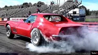 $1 Million Burnout ? Ultra Rare 427 L88 Corvette 1/4 Mile Drag Race Video - Road Test TV ®