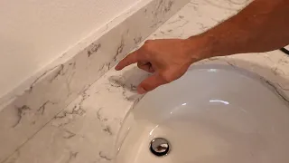 How to Cut a Faucet Hole in a Quartz Countertop -- TileCoach Episode 31