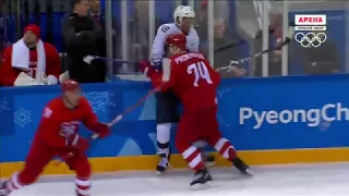 Олимпиада 2018. Хоккей. Николай Прохоркин VS. Jordan Greenway