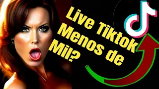 como fazer live no Tiktok com  menos de mil seguidores