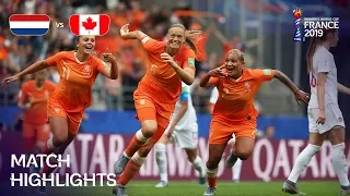 Netherlands v Canada | FIFA Women’s World Cup France 2019 | Match Highlights