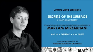 ISC Screening "Secrets of the Surface: The Mathematical Vision of Maryam Mirzakhani"