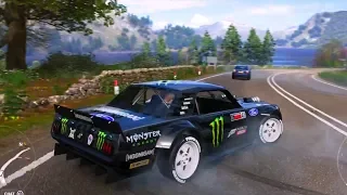 Forza Horizon 4 - Hoonigan Gymkhana 10 Ford Hoonicorn Mustang 1965 - Open World Free Roam Gameplay