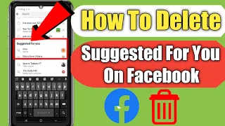 How To Delete Suggested For You On Facebook | How To Remove Suggested For You On Facebook (2023) |