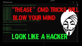 These Cool Command Prompt Tricks Will Amaze You | cmd tricks to look like a hacker