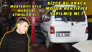 MOTOR REKTİFİYE YAPILDI DENİLEN ARACIN TEKRAR MOTORUNU İNDİRDİK ! (Peugeot Partner 1.9)