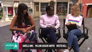 Kristen Bell and the cast of The Good Place answer each other’s questions