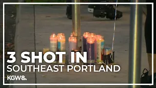 Candlelight vigil held after Portland shooting leaves 1 dead, 2 wounded