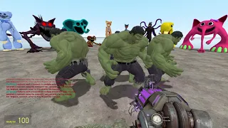 FLATWATER ALL MONSTERS POPPY PLAYTIME & GARTEN OF BANBAN 6 STONE SPARTAN FAMILY in Garry's Mod!