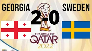 Georgia vs sweden 2-0 - Extended Highlights & All Goals 2021 HD