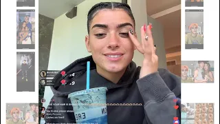 Dixie DAmelio TikTok live answering questions #tiktok #tiktoklive #dixiedamelio