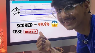 MY CBSE CLASS 10 RESULTS 😱 😭💗 | Revealing my Marks and PERCENTAGE! ✨ | 99.99%