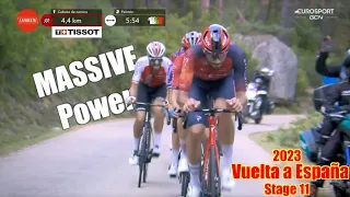 Filippo Ganna GOES DEEP | Vuelta Stage 11 2023