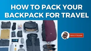 How to Pack your backpack for Travel || Forclaz 40 Litres Trekking Bag