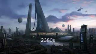 Evolution of the futuristic city 2020 3000