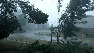 Cedar Rapids Iowa Derecho..100+mph wind