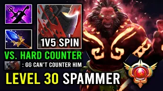 How to Play Offlane Axe Like a Level 30 Spammer Against Hard Counter with Perfect Call Dota 2