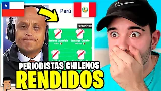 Reacción a Periodistas Chilenos Rendidos Ante La Alineación De La Selección Peruana Con Oliver Sonne