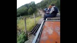 Ffestiniog railway gravity train