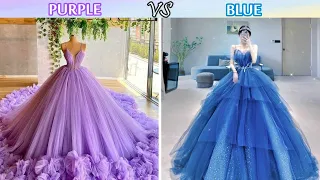 ||💜purple vs blue 💙lovers😍||what is your favorite color? #viral #video #trending