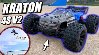 I BOUGHT the ARRMA KRATON 4X4 4S BLX V2 | UNBOXING and FIRST RUN!