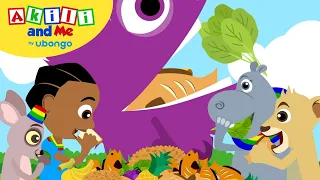 STORYTIME: Nina Eats Everything... | New Words with Akili and Me | African Educational Cartoons