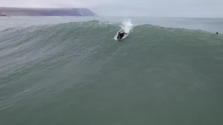 Flopos, riders entrenando Arica Cultura Bodyboard 2023, parte 1.